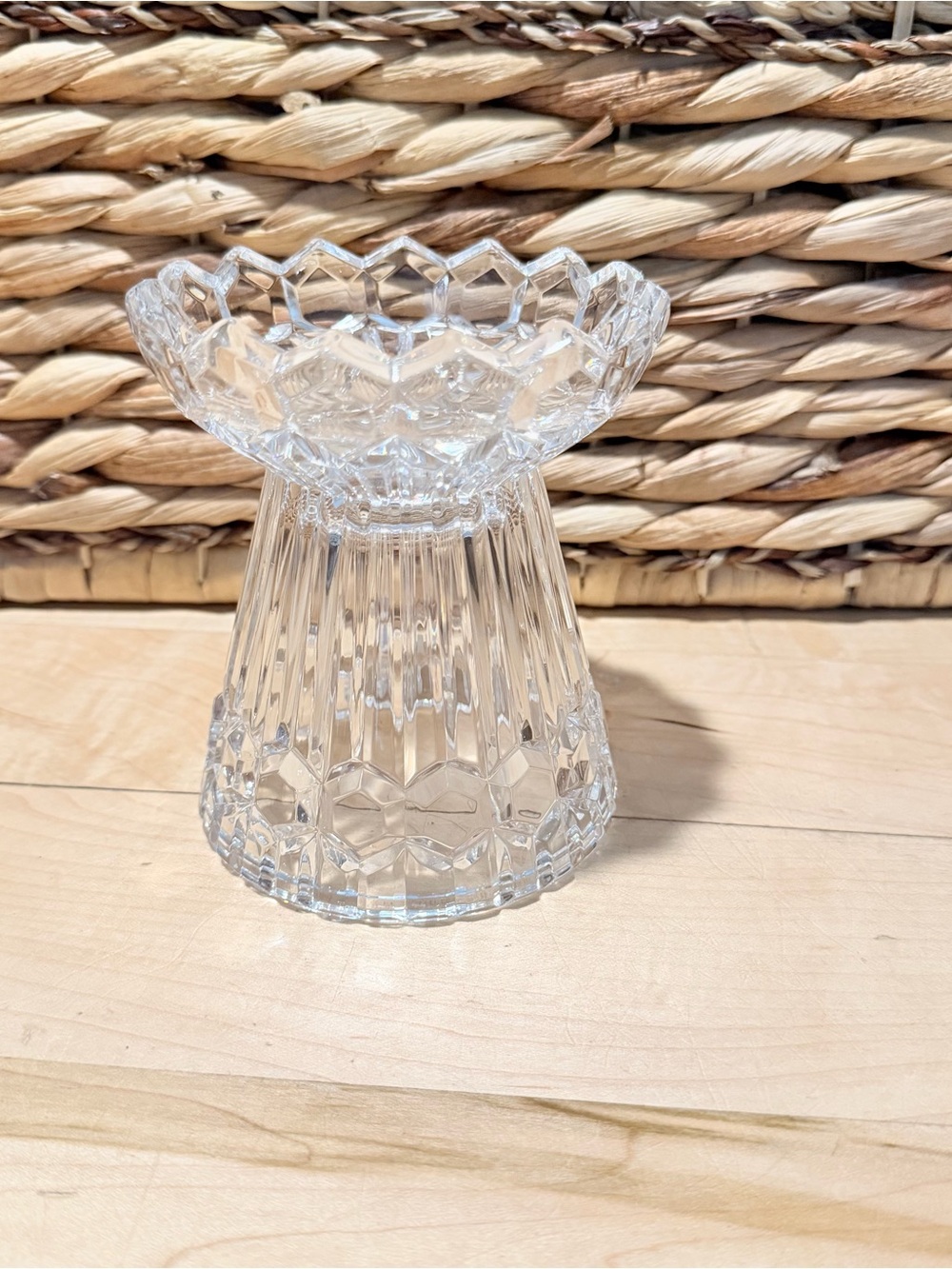 lead crystal vintage PartyLite Astoria Multi-Functional Candle Holder